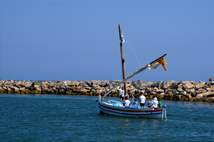 Bateau de pêche traditionnel à Collioure
